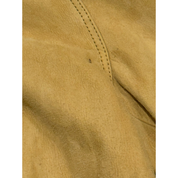 Vtg 70s Bert Paley Men's Sheepskin Suede Full-Zip Hoodie Jacket sz 42R #1420 - Picture 8 of 12